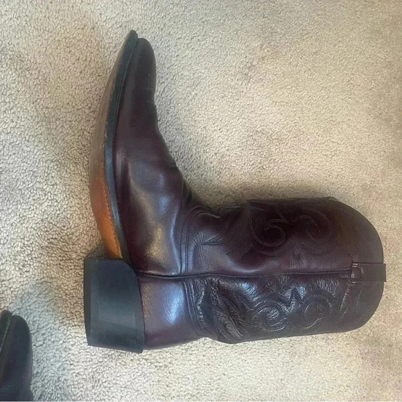 Men’s size 12 D Acme leather cowboy boots. Beautiful! - Picture 9 of 16
